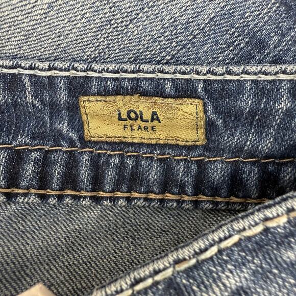 Silver Jeans Womens 29x31 (8) Blue Lola Flare Low Rise Boyfriend Y2K Jeans - Picture 8 of 16